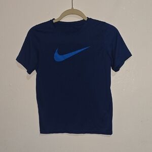 Nike Deep Blue Tee with Swoosh